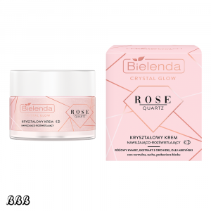 Bielenda Crystal Glow Rose Quartz Moisturing & Illuminating Cream 50ml