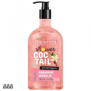 Bielenda Shower Coctail Rhubarb Vanilla Shower Gel 400ml